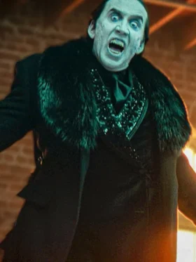 Renfield 2023 Dracula Black Coat