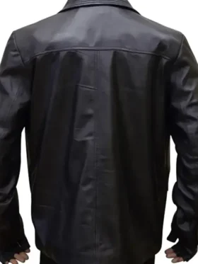 Rocky Balboa Film Sylvester Stallone Black Leather Coat