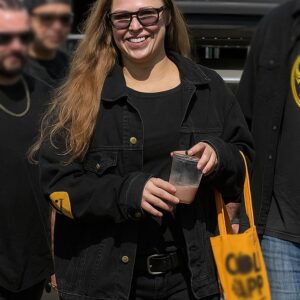 Ronda Rousey Black Denim Jacket