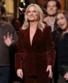 SNL Amy Poehler Maroon Blazer