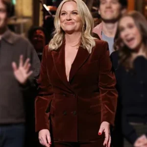 SNL Amy Poehler Maroon Blazer