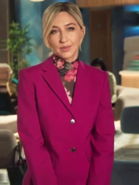 SNL Heidi Gardner Pink Blazer Front