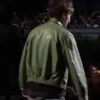 SNL Timothée Chalamet Green Leather Jacket