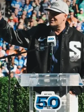 Seattle Seahawks Top 50 Players Jacket Side