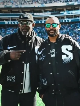 Seattle Seahawks Top 50 Players Jacket Back