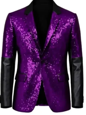 Sequin Papa Emeritus Blazer Front Look