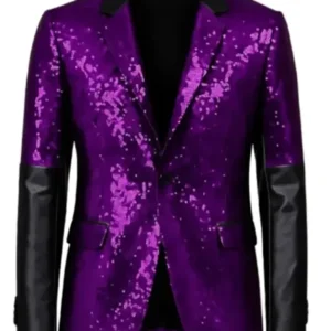 Sequin Papa Emeritus Blazer Front Look