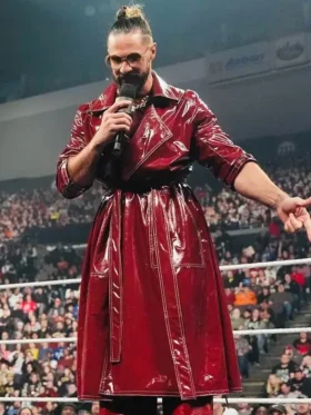 Seth Rollins Monday Night RAW Trench Coat Side