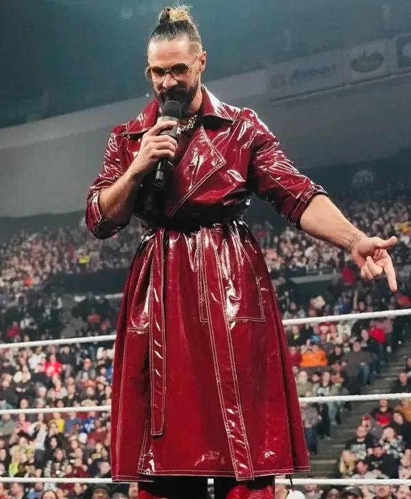 Seth Rollins Monday Night RAW Trench Coat Side