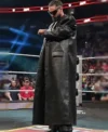 Seth Rollins Monday Night Raw Leather Coat Front
