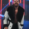 Seth Rollins White Leather Coat