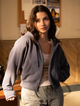 Sheriff Country S01 Amanda Arcuri Grey Hoodie Front