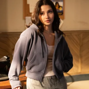 Sheriff Country S01 Amanda Arcuri Grey Hoodie Front