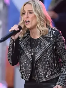 Sheryl Crow NBC Today Black Floral Jacket Front