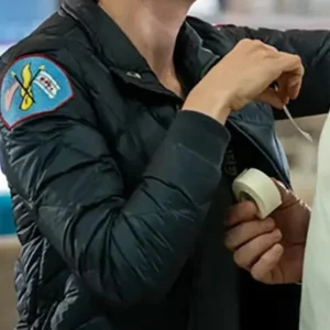 Shop Chicago Fire S10 Kara Killmer Puffer Quilted Jacket