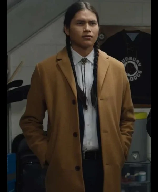 Shoresy S02 Sanguinet Brown Coat