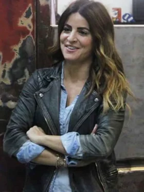 Sin City Rehab Alison Victoria Biker Leather Jacket Side