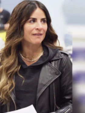 Sin City Rehab Alison Victoria Black Leather Jacket Front