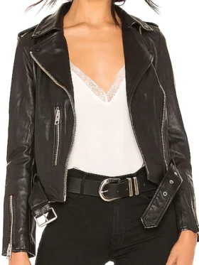 Sin City Rehab Alison Victoria Black Leather Jacket