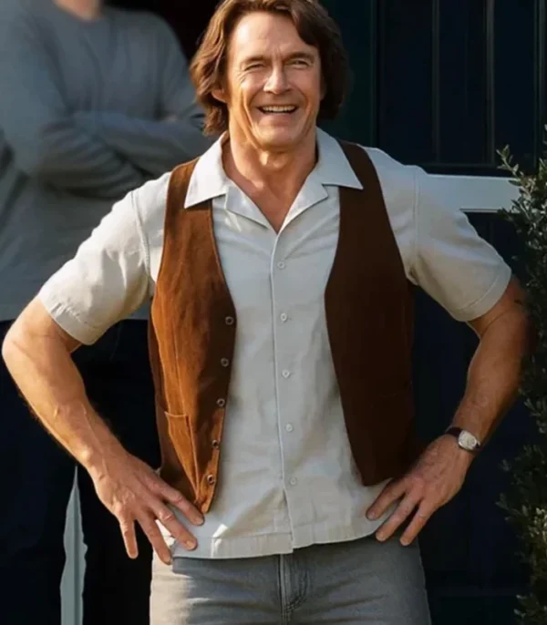 Song Sung Blue Hugh Jackman Brown Vest Side