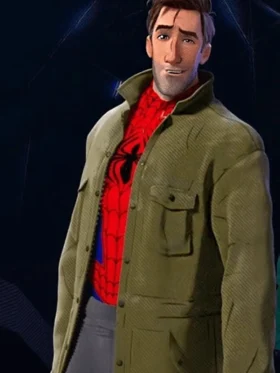 Spider-Man Into the Spider-Verse Peter B Parker Jacket Side