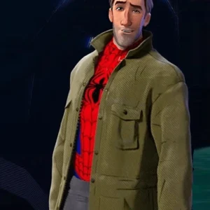 Spider-Man Into the Spider-Verse Peter B Parker Jacket Side