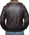 Spiderman Homecoming Vulture Leather Jacket Back Look