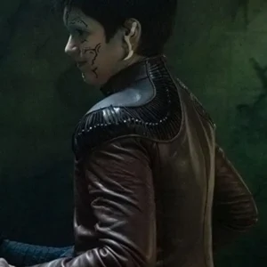 Star Trek Discovery Blu Del Barrio Brown Jacket Back Look
