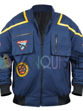Star Trek Enterprise Jonathan Archer Blue Cotton Jacket left