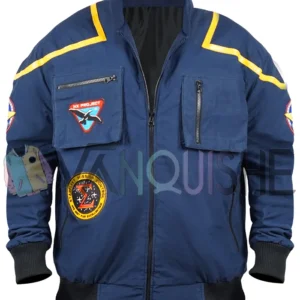 Star Trek Enterprise Jonathan Archer Blue Cotton Jacket left