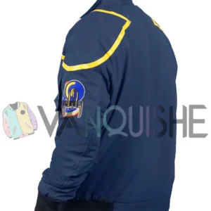 Alternative view of Star Trek Enterprise Jonathan Archer Blue Cotton Jacket