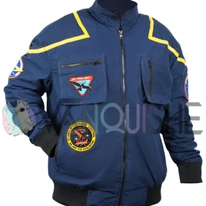 Star Trek Enterprise Jonathan Archer Blue Cotton Jacket right