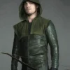Stephen Amell Green Arrow Jacket Side