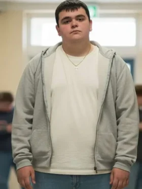 Steve Luke Ayres Grey Hoodie Side