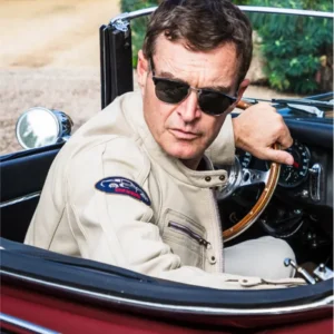 Steve McQueen Dennis 2 ECRU Leather Jacket