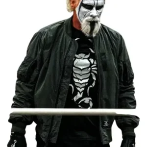 Sting AEW WrestleDream 2025 Jacket Front Look