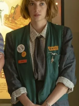 Stranger Things Robin Buckley Green Vest Side