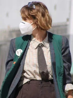 Stranger Things Robin Buckley Green Vest Front