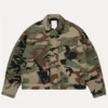 Stussy Utility Work Jacket Woodland Camo Front Look