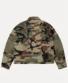 Stussy Utility Work Jacket Woodland Camo Back Look