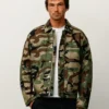 Stussy Utility Work Jacket Woodland Camo
