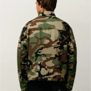 Stussy Utility Work Jacket Woodland Camo