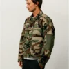Stussy Utility Work Jacket Woodland Camo