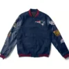 Super Bowl 6X Champions New England Varsity Jacket Back