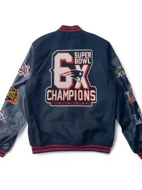 Super Bowl 6X Champions New England Varsity Jacket