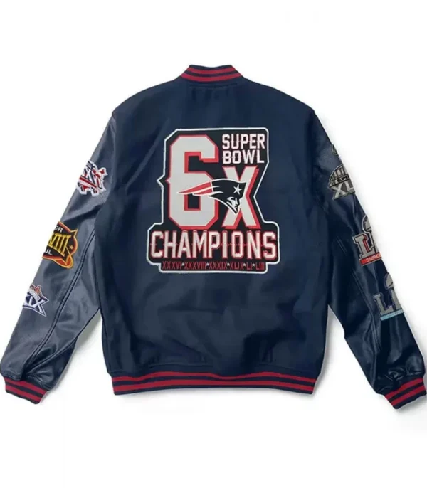 Super Bowl 6X Champions New England Varsity Jacket