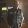 Task S01 Jamie McShane Black Leather Vest Side