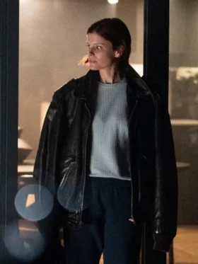 The Astronaut Kate Mara Leather Jacket Side