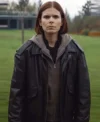 The Astronaut Kate Mara Leather Jacket Back
