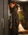 The Astronaut Kate Mara Leather Jacket Front